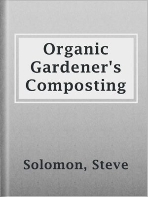 cover image of Organic Gardener's Composting